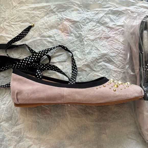 Topshop Bejewelled Ballet Flats - Picture 4 of 7